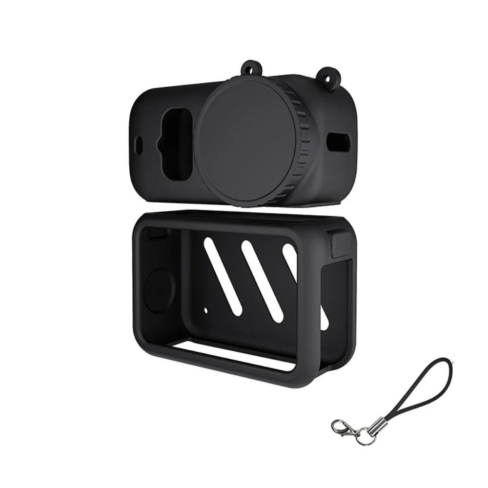 High Quality 3Pcs/set Silicone Protective Case Full Protection with Lanyard Soft Cover Anti-scratch Lens Cap for DJI Osmo Nano чорний
High Quality 3Pcs/set Silicone Protective Case Full Protection with Lanyard Soft Cover Anti-scratch Lens Cap for DJI Osmo Nano чорний
