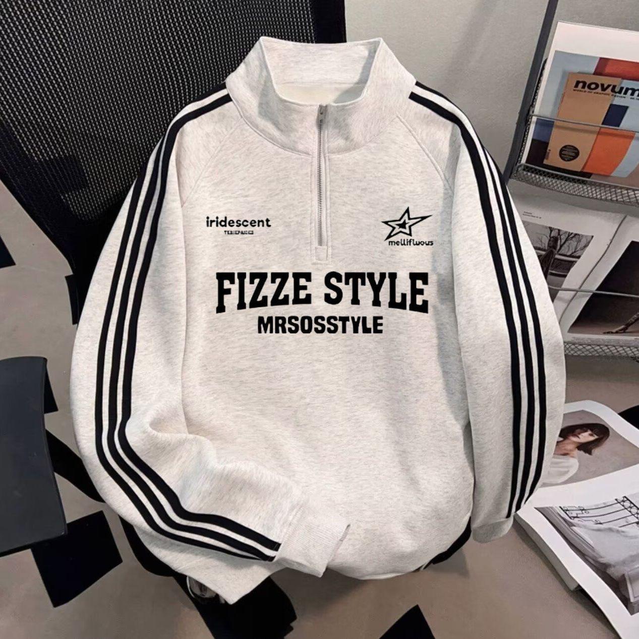 Trendy Men s Fleece-Lined Stand Collar Sweatshirt, Autumn/Winter 2025, Loose Fit Half-Zip Jacket 3XL
Trendy Men s Fleece-Lined Stand Collar Sweatshirt, Autumn/Winter 2025, Loose Fit Half-Zip Jacket 3XL
