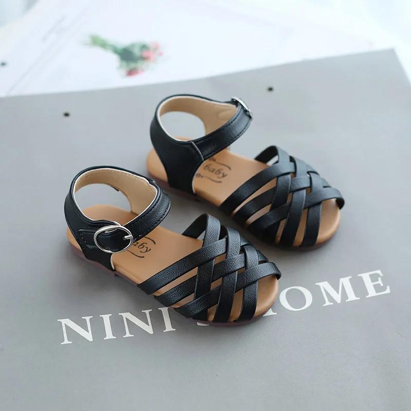 Cross-tied Summer Girls Beach Shoes Classic Black White Pink Roman Sandals Cut-outs Kids Girl Sandals for Children H05144 22 чёрный
Cross-tied Summer Girls Beach Shoes Classic Black White Pink Roman Sandals Cut-outs Kids Girl Sandals for Children H05144 22 чёрный