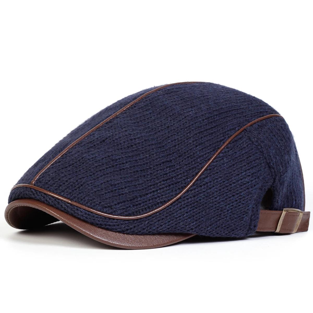 Men Autumn And Winter Warm Knitting Newsboy Caps British Painters Hats Side Buckle Adjustable Flat Cap Hip Hop Berets
Men Autumn And Winter Warm Knitting Newsboy Caps British Painters Hats Side Buckle Adjustable Flat Cap Hip Hop Berets