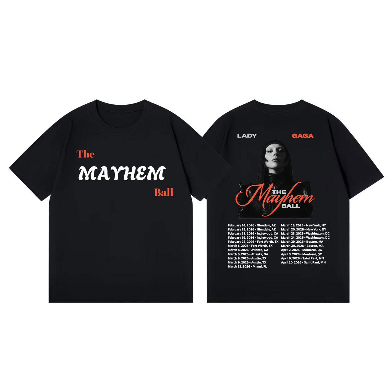Lady Gaga The Mayhem Ball Tour 2026 Tshirt Men Women Fashion Vintage Short Sleeve Tshirts Summer Casual Loose Cotton T Shirts 4XL
Lady Gaga The Mayhem Ball Tour 2026 Tshirt Men Women Fashion Vintage Short Sleeve Tshirts Summer Casual Loose Cotton T Shirts 4XL