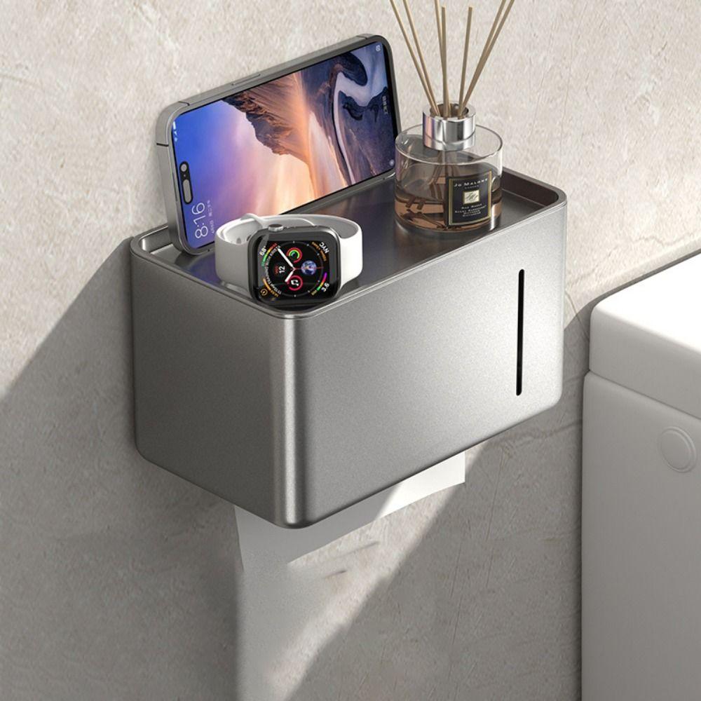 Waterproof Bathroom Tissue Rack Wall-Mounted Roll Paper Box Durable Toilet Paper Holder Hotel серый
Waterproof Bathroom Tissue Rack Wall-Mounted Roll Paper Box Durable Toilet Paper Holder Hotel серый