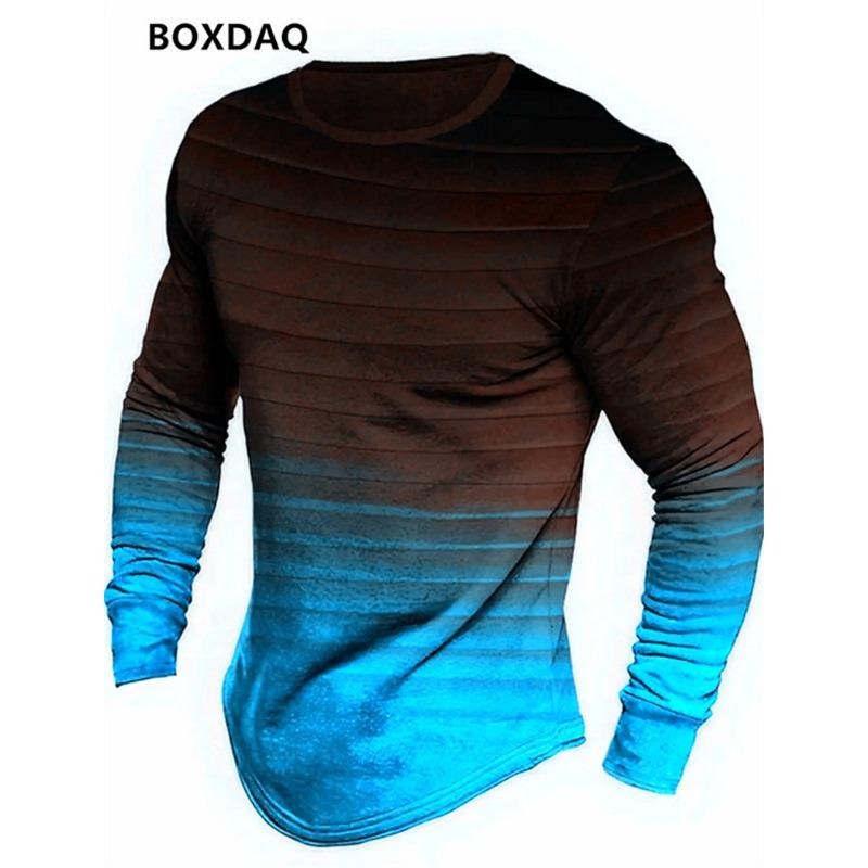 Мужские футболки с длинным рукавом в полоску весна-осень с 3D-принтом и уличными градиентами, мужские футболки 6XL, повседневные топы с круглым вырезом 5XL
Мужские футболки с длинным рукавом в полоску весна-осень с 3D-принтом и уличными градиентами, мужские футболки 6XL, повседневные топы с круглым вырезом 5XL