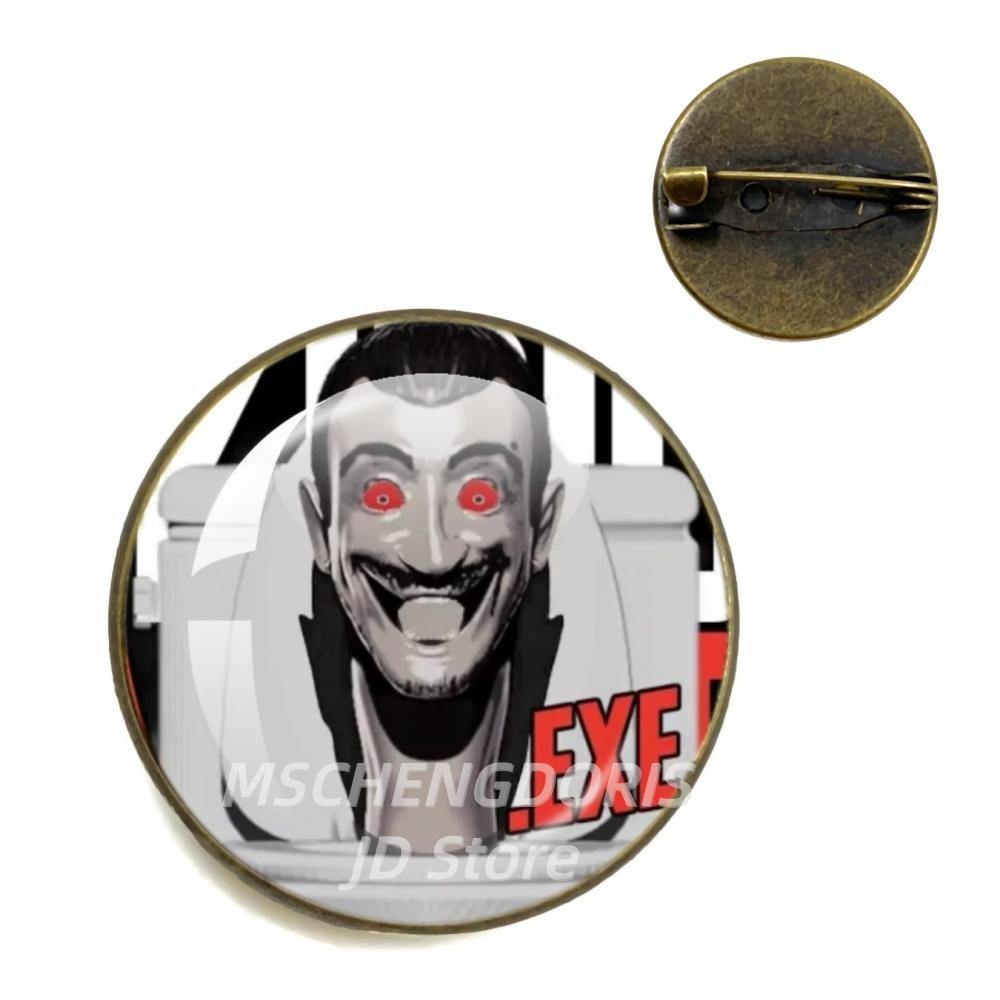 Skibidi Toilet Pin Game Character 25MM Metal Brooch S-Skibidi Toilet Funny Meme Pins Backpack Hat Accessories Friend Gift 25MM
Skibidi Toilet Pin Game Character 25MM Metal Brooch S-Skibidi Toilet Funny Meme Pins Backpack Hat Accessories Friend Gift 25MM
