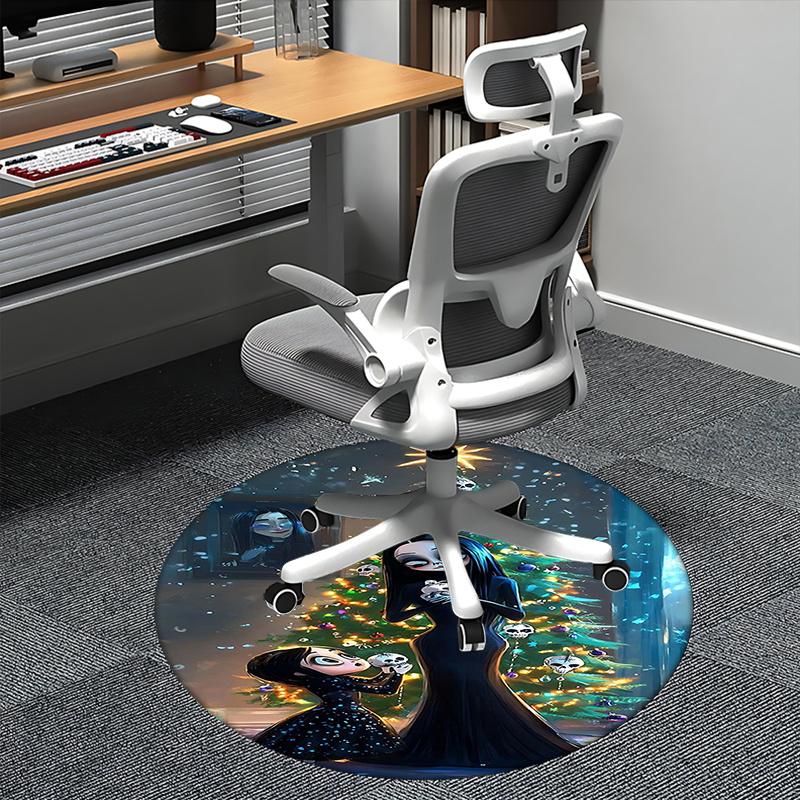 Christmas Tree with The Addams Family Chair mat Round Rug-Office carpet, Machine Washable, Non-slip, Suitable for Living Rooms, Bedrooms 80cm
Christmas Tree with The Addams Family Chair mat Round Rug-Office carpet, Machine Washable, Non-slip, Suitable for Living Rooms, Bedrooms 80cm