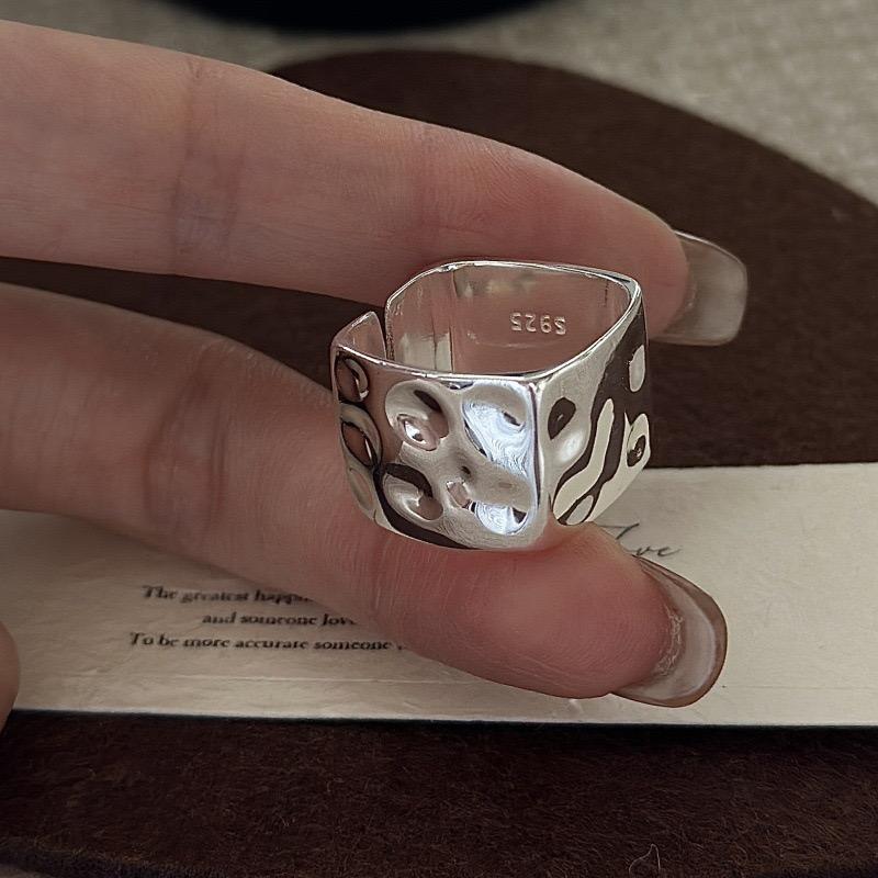 925 Sterling Silver Rings For Women Geometric Fine Jewelry Finger Adjustable Heavy Square Ring For Party Birthday Gift resizable
925 Sterling Silver Rings For Women Geometric Fine Jewelry Finger Adjustable Heavy Square Ring For Party Birthday Gift resizable