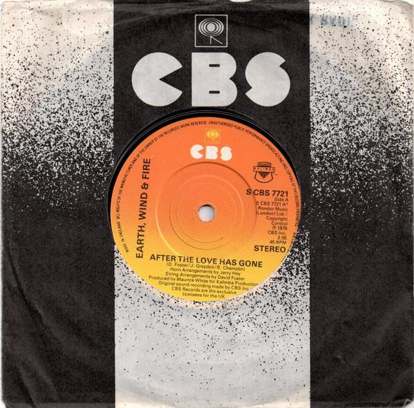 7inch Record EARTH, WIND & FIRE - After The Love Has Gone SCBS7721 CBS 1979 UK Soul/Funk Used
7inch Record EARTH, WIND & FIRE - After The Love Has Gone SCBS7721 CBS 1979 UK Soul/Funk Used