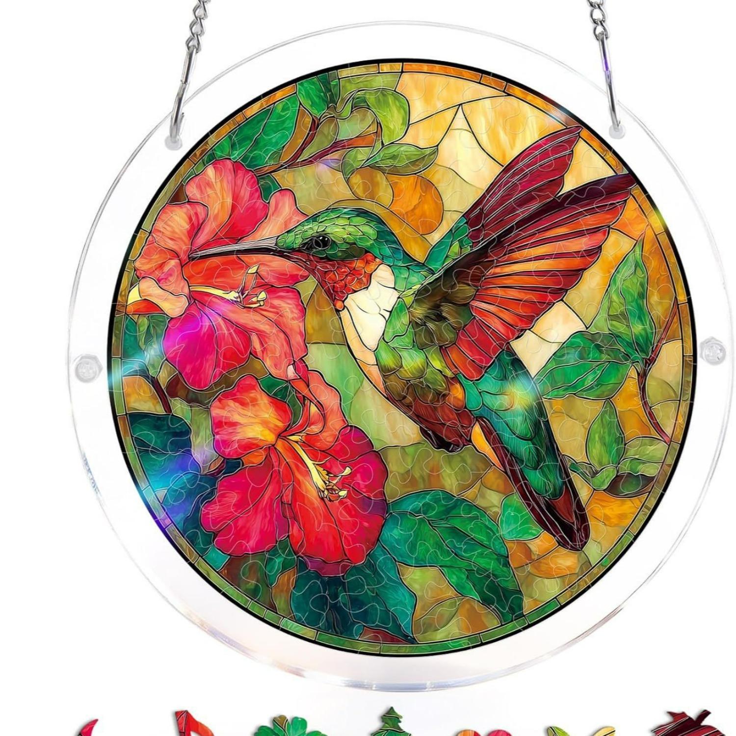 Acrylic Jigsaw Puzzle Suncatcher, Butterfly Flower Bird Scenery Acrylic Suncatcher Puzzle, Suncatcher Puzzle Kit, for Doors Garden and Window Hanging Z
Acrylic Jigsaw Puzzle Suncatcher, Butterfly Flower Bird Scenery Acrylic Suncatcher Puzzle, Suncatcher Puzzle Kit, for Doors Garden and Window Hanging Z