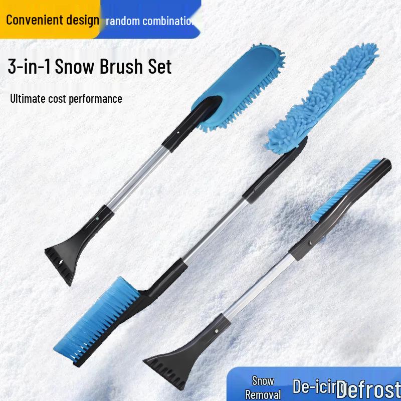 Multi-functional Car Snow Shovel & De-icing Sweeper with Double Head and Retractable Aluminum Alloy Brush.
Multi-functional Car Snow Shovel & De-icing Sweeper with Double Head and Retractable Aluminum Alloy Brush.
