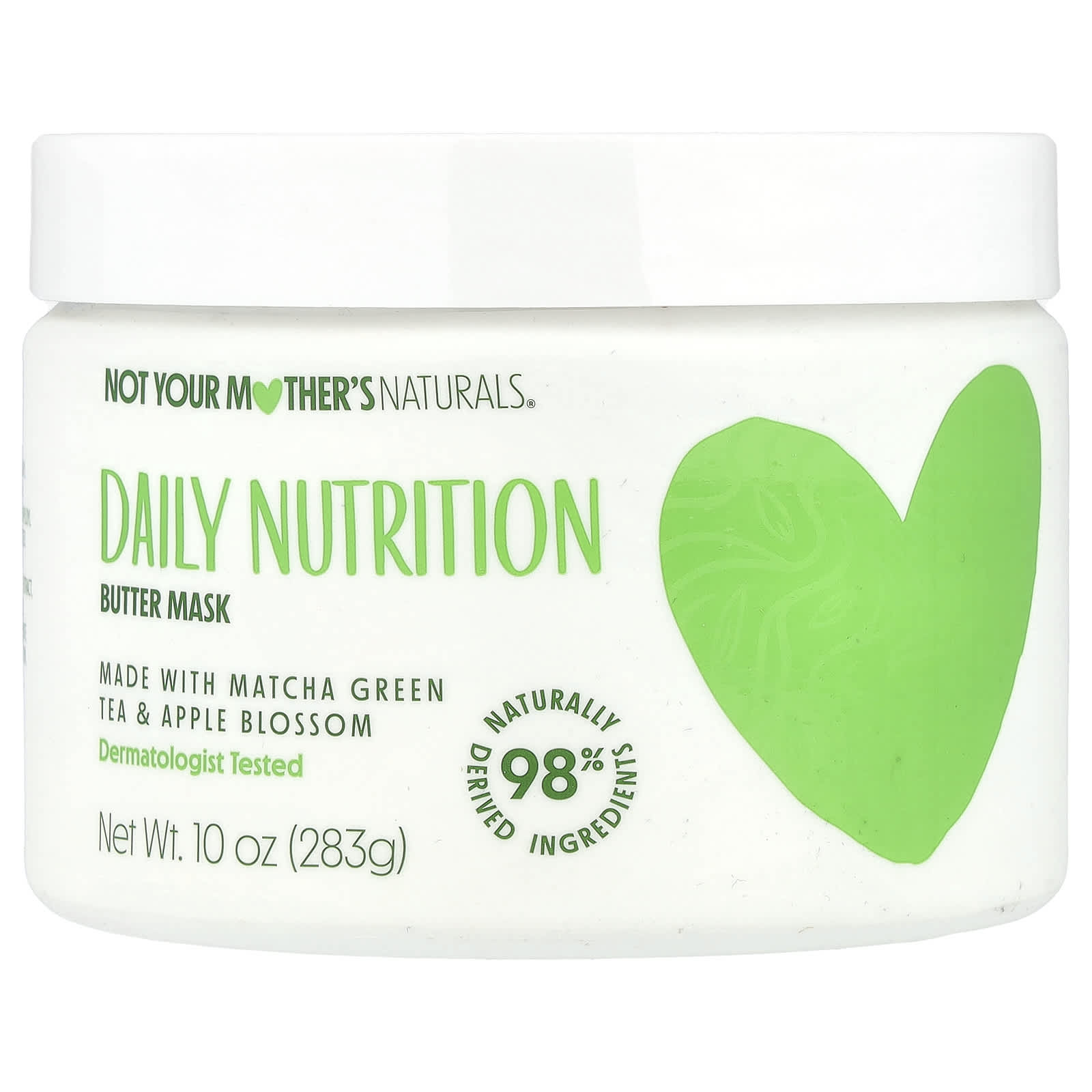 Not Your Mother S, Daily Nutrition Butter Mask, Matcha Green Tea & Apple Blossom, 283G(10Oz)
Not Your Mother S, Daily Nutrition Butter Mask, Matcha Green Tea & Apple Blossom, 283G(10Oz)