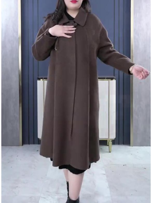 2024 Осень/Зима Элегантное Шерстяное Пальто Плюс Сайз в Легком Роскошном Стиле для Женщин Среднего Возраста XL (120-140 kg)
2024 Осень/Зима Элегантное Шерстяное Пальто Плюс Сайз в Легком Роскошном Стиле для Женщин Среднего Возраста XL (120-140 kg)