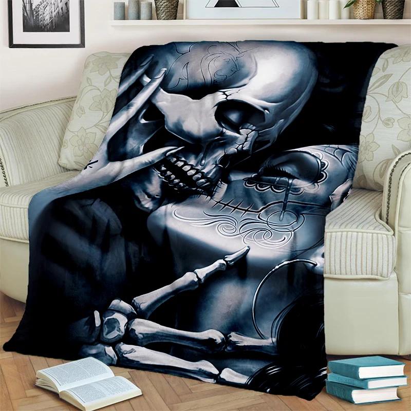Gothic Skull Face Rose Woman Horrible Cartoon Blanket,Soft Throw Blanket for Home Bedroom Bed Sofa Travel Picnic Cover Kid Gift 75x90cm
Gothic Skull Face Rose Woman Horrible Cartoon Blanket,Soft Throw Blanket for Home Bedroom Bed Sofa Travel Picnic Cover Kid Gift 75x90cm