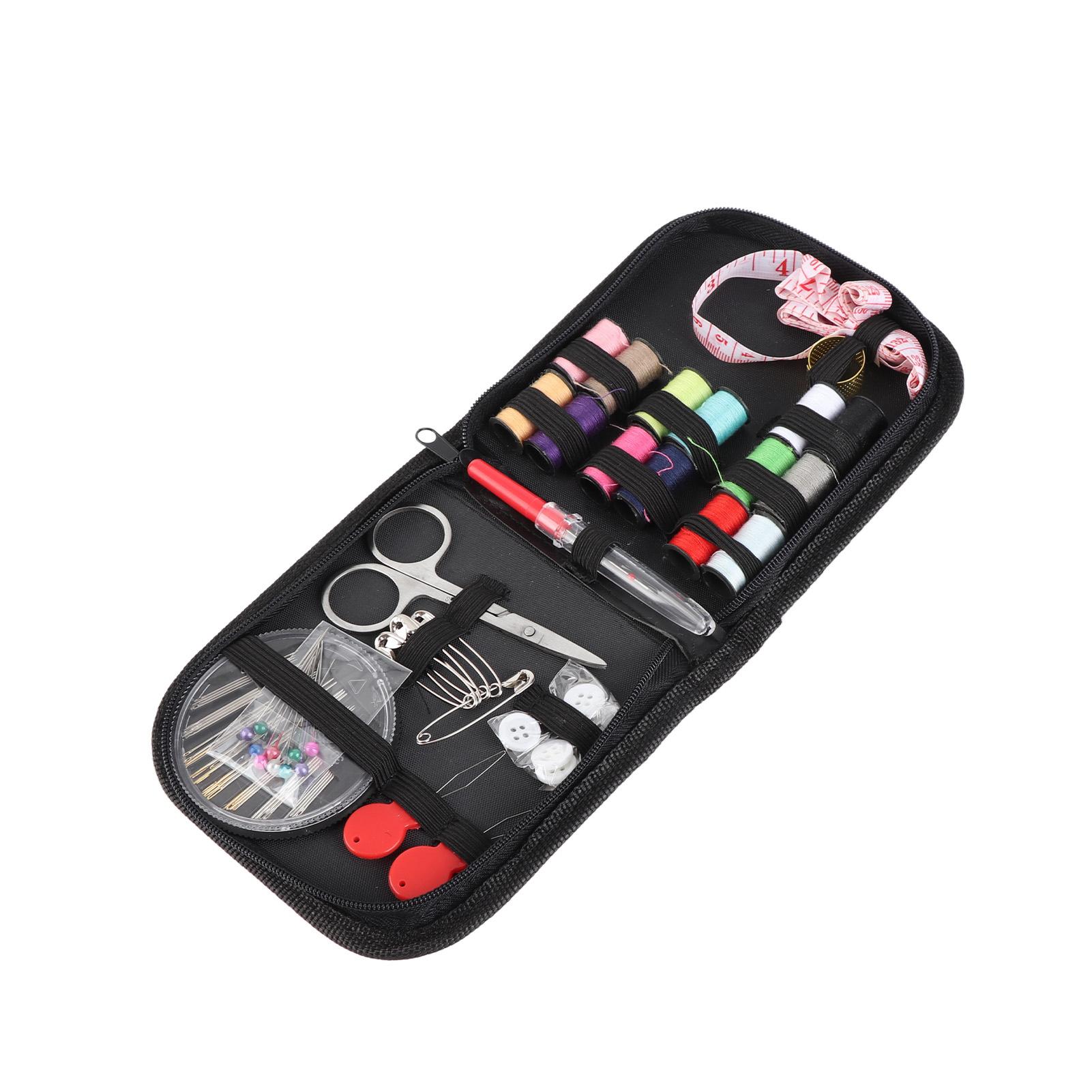 Portable Sewing Kit Thread Tape Thimble Buttons Scissors DIY Sewing Supplies with A Storage Bag for Camping Travelling
Portable Sewing Kit Thread Tape Thimble Buttons Scissors DIY Sewing Supplies with A Storage Bag for Camping Travelling