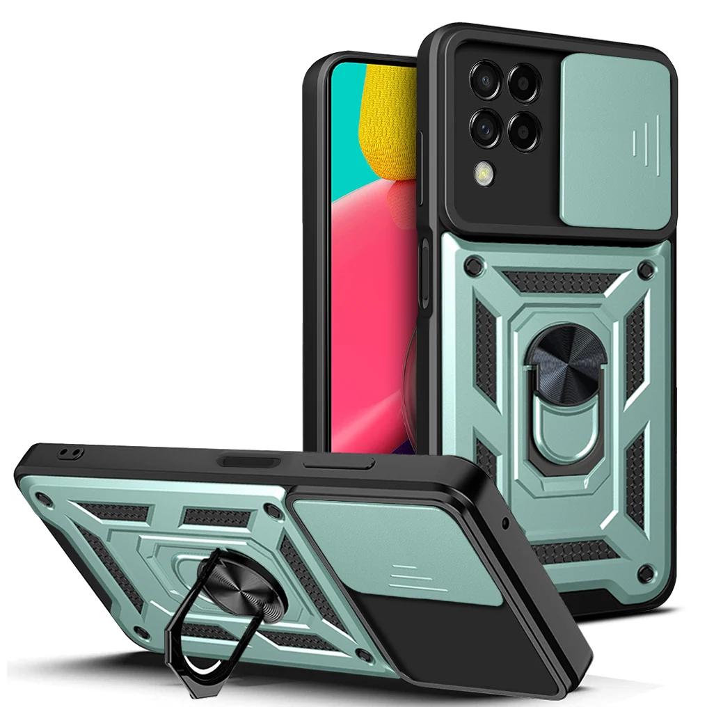 ShockProof Armor Coque For Samsung Galaxy M52 M32 M22 M51 M23 M33 M62 M12 F23 5G Push Slide Window Magnet Ring Shell Case Cover Galaxy M22
ShockProof Armor Coque For Samsung Galaxy M52 M32 M22 M51 M23 M33 M62 M12 F23 5G Push Slide Window Magnet Ring Shell Case Cover Galaxy M22
