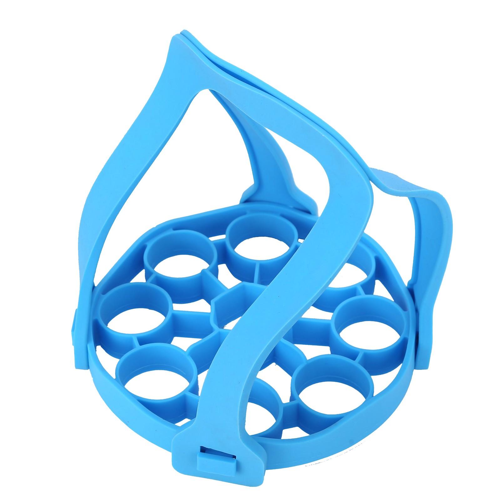 9Hole Silicone Egg Steamer Rack AntiScalding Pressure Cooker Sling Heat Insulation Pad(Blue )
9Hole Silicone Egg Steamer Rack AntiScalding Pressure Cooker Sling Heat Insulation Pad(Blue )