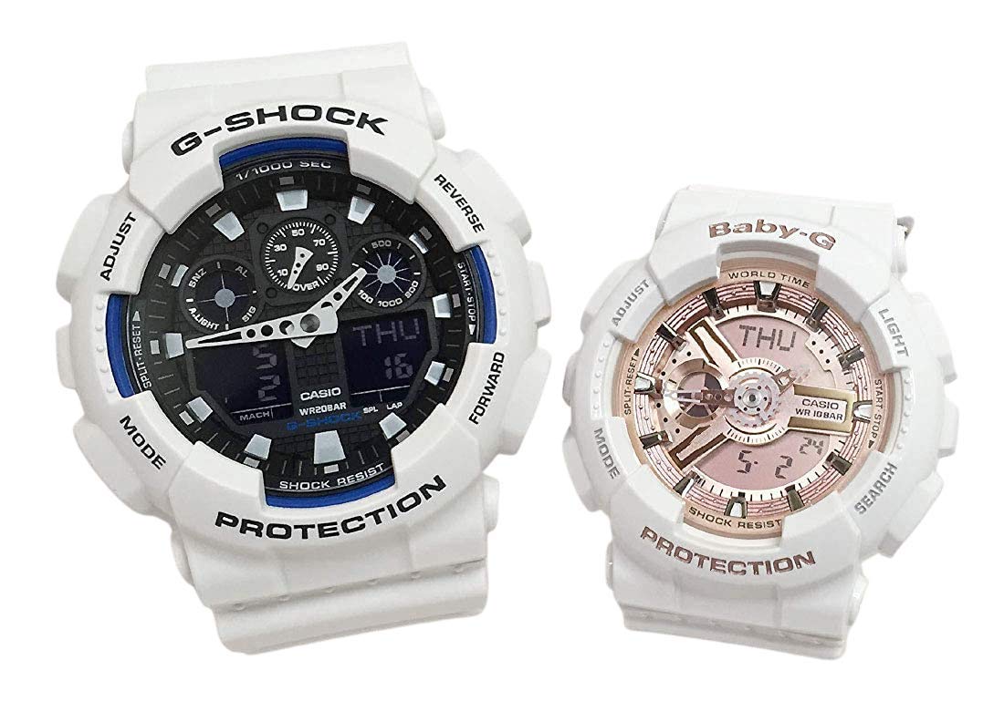 Casio CASIO watch G-SHOCK pair watch in genuine pair case G-Shock & Baby G 2-piece set GA-100B-7AJF BA-110-7A1JF
Casio CASIO watch G-SHOCK pair watch in genuine pair case G-Shock & Baby G 2-piece set GA-100B-7AJF BA-110-7A1JF