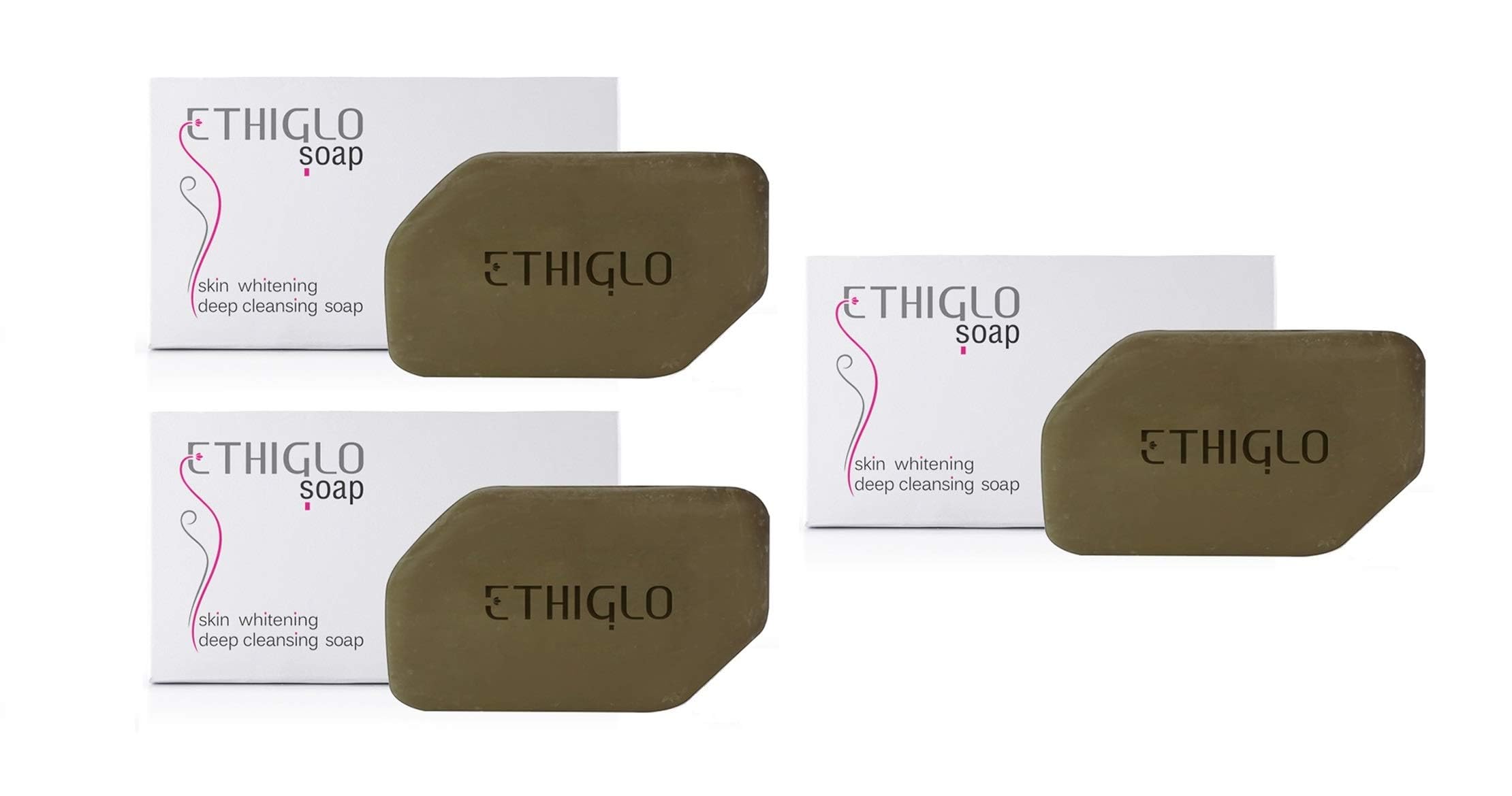 Ethiglo Deep Cleansing Soap for All Skin Types | Helps Reduce Acne Scars, Dullness, Tanning & Pigmentation | Leaves Skin Soft & Smooth | Pack of 3 (75
Ethiglo Deep Cleansing Soap for All Skin Types | Helps Reduce Acne Scars, Dullness, Tanning & Pigmentation | Leaves Skin Soft & Smooth | Pack of 3 (75