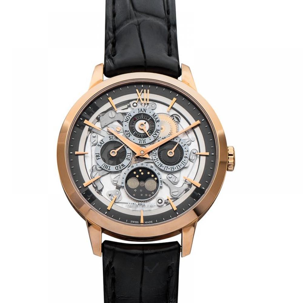 Montblanc Heritage Spirit Автоматические скелетонированные часы с циферблатом из 18-каратного розового золота для мужчин
Montblanc Heritage Spirit Автоматические скелетонированные часы с циферблатом из 18-каратного розового золота для мужчин