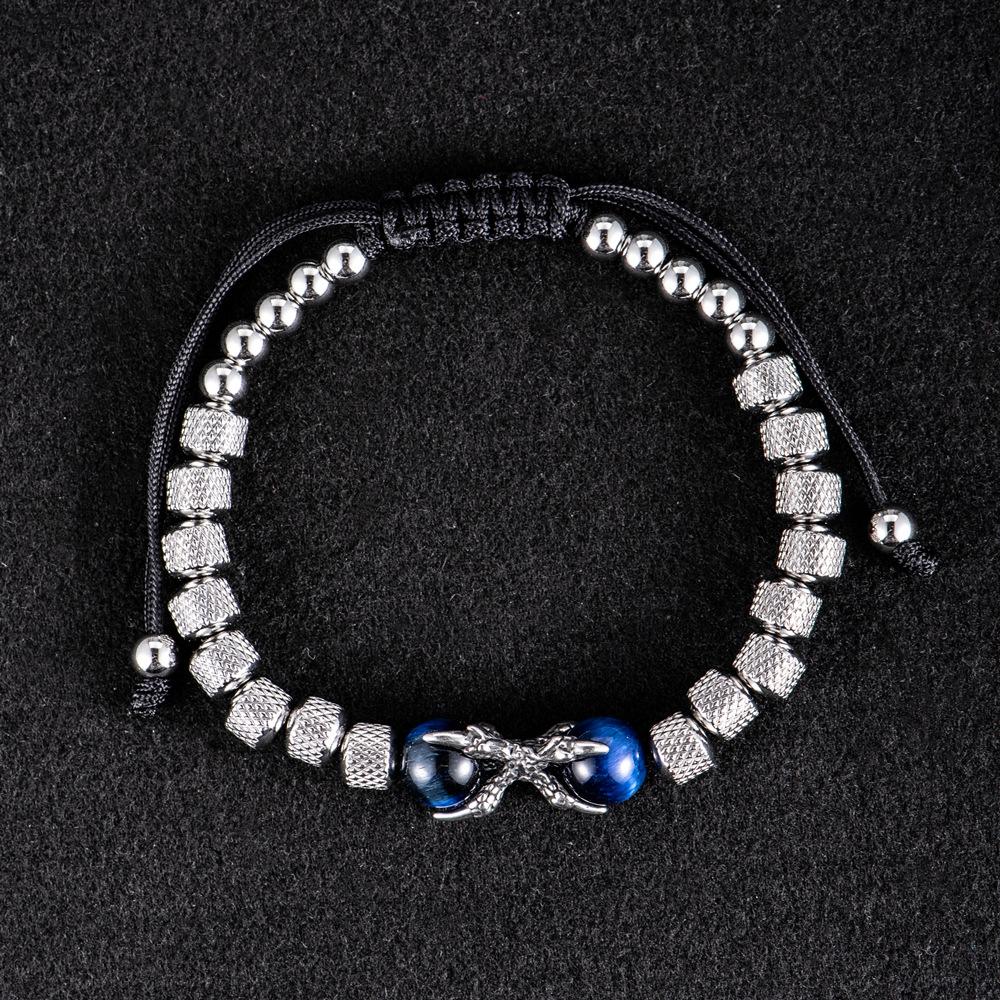 2026 Popular Jewelry Dragon Claw Eagle Claw Blue Tiger Eye Bracelet Set, Twist Bracelet 20CM
2026 Popular Jewelry Dragon Claw Eagle Claw Blue Tiger Eye Bracelet Set, Twist Bracelet 20CM