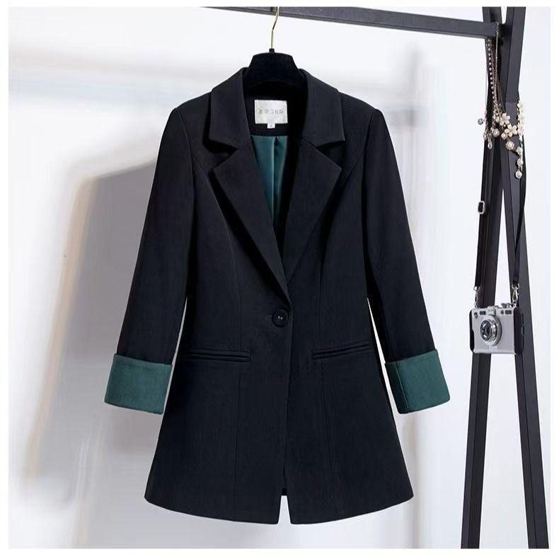 Hong Kong Style Women s Medium Length Loose Suit Jacket - Korean Version, Versatile for Spring/Autumn 2025 Large чорний
Hong Kong Style Women s Medium Length Loose Suit Jacket - Korean Version, Versatile for Spring/Autumn 2025 Large чорний