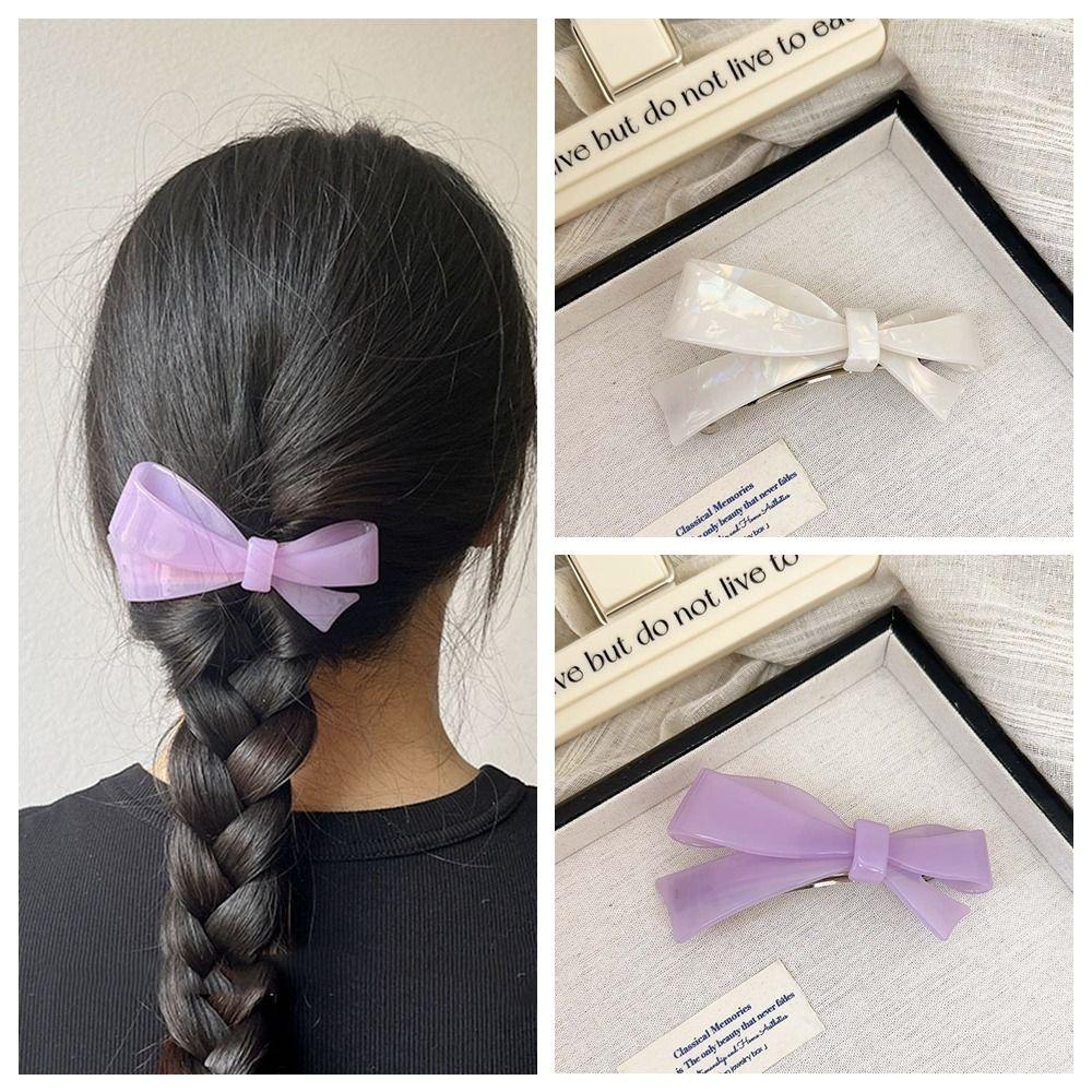 Headwear Acetic Acid Spring Clip Korean Style Large Hairpin Creative Bow Hair Clip Female фиолетовый
Headwear Acetic Acid Spring Clip Korean Style Large Hairpin Creative Bow Hair Clip Female фиолетовый