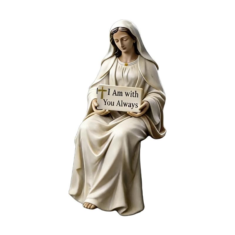 Sitting Marys/Jesuses Christ Statue with Sayings Sign Resin Desk Companion Figurines Religious Ornament Gift
Sitting Marys/Jesuses Christ Statue with Sayings Sign Resin Desk Companion Figurines Religious Ornament Gift