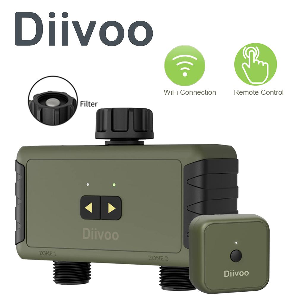 Таймер спринклера Diivoo WiFi, 2 зоны, таймер полива с дистанционным управлением и концентратором Wi-Fi, автоматический ручной полив для сада, двора
Таймер спринклера Diivoo WiFi, 2 зоны, таймер полива с дистанционным управлением и концентратором Wi-Fi, автоматический ручной полив для сада, двора