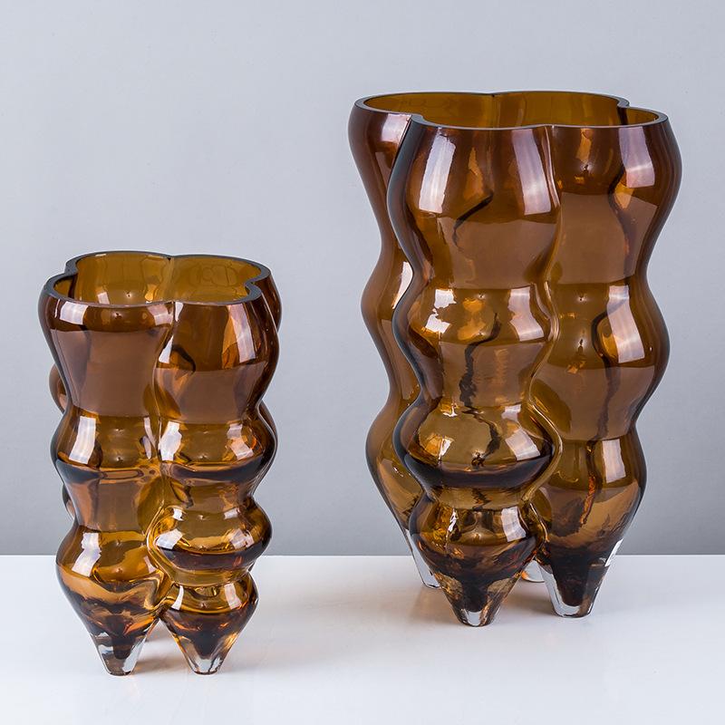 Glass Vase Abstract Stalactite Shape Irregularity Flower Vase Hydroponic Accessories Terrarium Home Decoration Accessories
Glass Vase Abstract Stalactite Shape Irregularity Flower Vase Hydroponic Accessories Terrarium Home Decoration Accessories