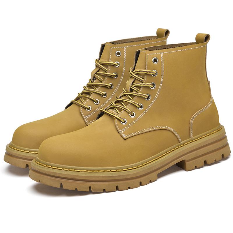 Frosted bumblebee Martin boots men s autumn thickened thick heel short boots thick-soled retro tooling mountaineering boots 35
Frosted bumblebee Martin boots men s autumn thickened thick heel short boots thick-soled retro tooling mountaineering boots 35
