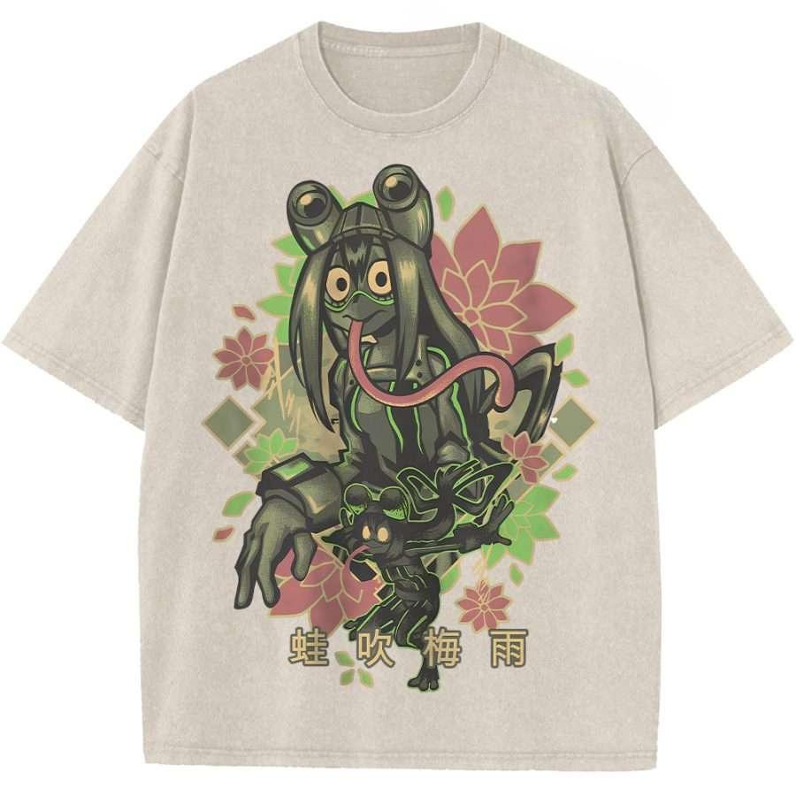 Asui Tsuyu My Hero Academia Clothing Men Women Manga Tshirts Vintage Washed T Shirt Casual Cotton Tee Harajuku Male Tshirt S
Asui Tsuyu My Hero Academia Clothing Men Women Manga Tshirts Vintage Washed T Shirt Casual Cotton Tee Harajuku Male Tshirt S