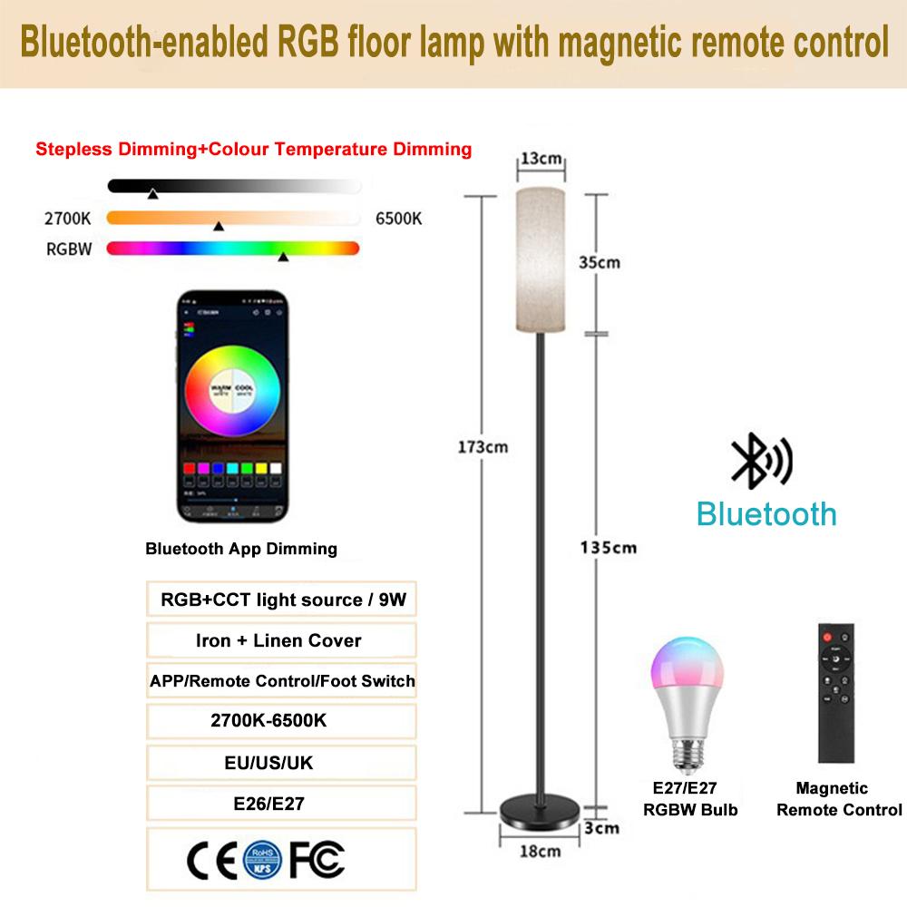 NEWSTYLE RGBW Ambient Floor Lamp Music-synced Rhythmic Lighting Bluetooth App-controlled DIY Colourful Ambient Light for Home UK PLUG
NEWSTYLE RGBW Ambient Floor Lamp Music-synced Rhythmic Lighting Bluetooth App-controlled DIY Colourful Ambient Light for Home UK PLUG