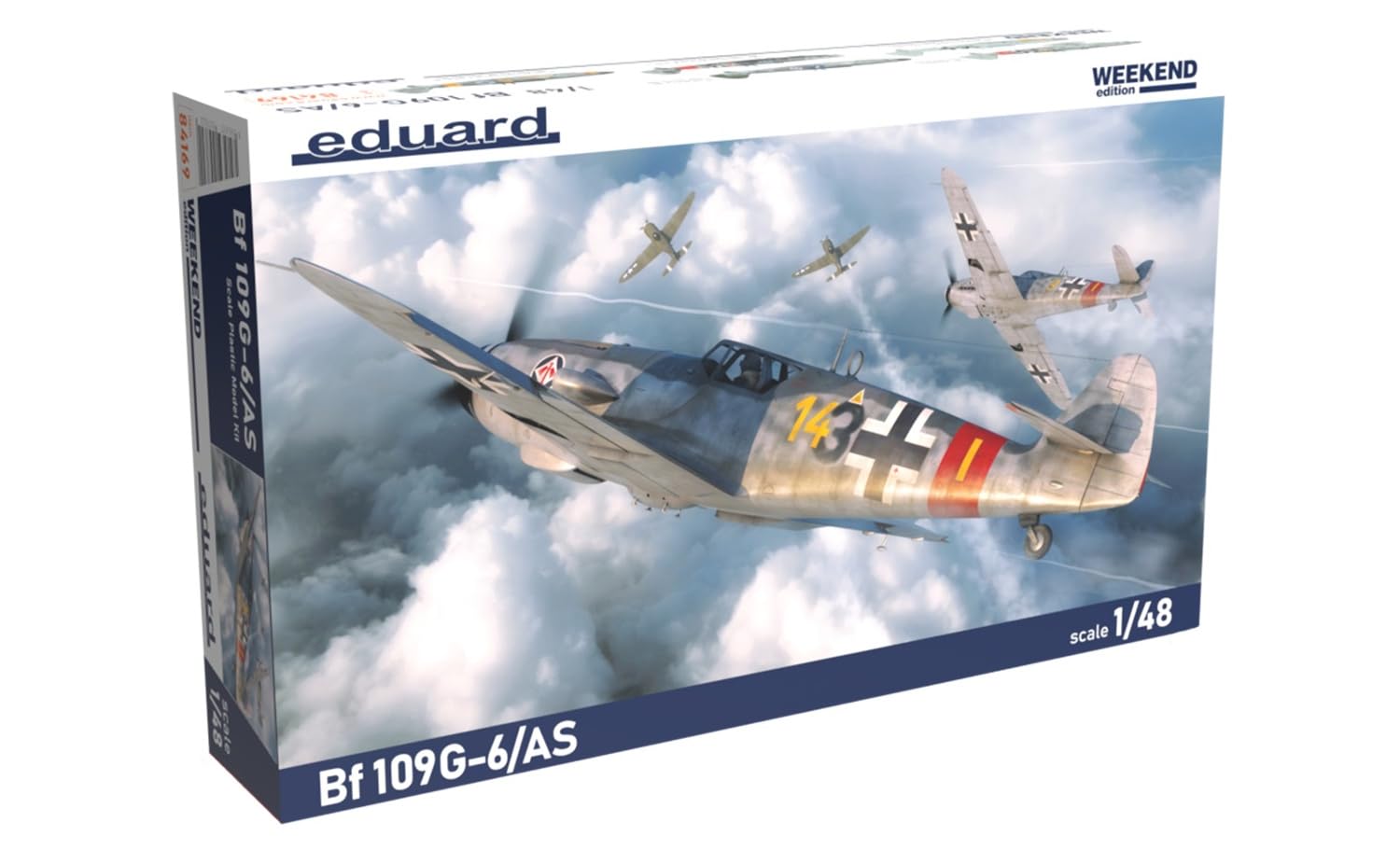 Пластиковая модель самолета Мессершмитт Eduard Weekend Edition EDU84169 1/48 Bf109G-6/AS
Пластиковая модель самолета Мессершмитт Eduard Weekend Edition EDU84169 1/48 Bf109G-6/AS