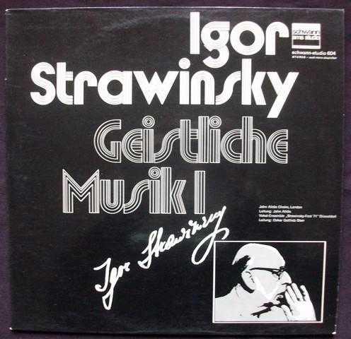 LP Record IGOR STRAVINSKY, JOHN ALLDIS CHOIR, - Geistliche Musik 1 SCHWANNSTUDIO60 Schwann AMS Stu 1971 Germany Classical Used
LP Record IGOR STRAVINSKY, JOHN ALLDIS CHOIR, - Geistliche Musik 1 SCHWANNSTUDIO60 Schwann AMS Stu 1971 Germany Classical Used