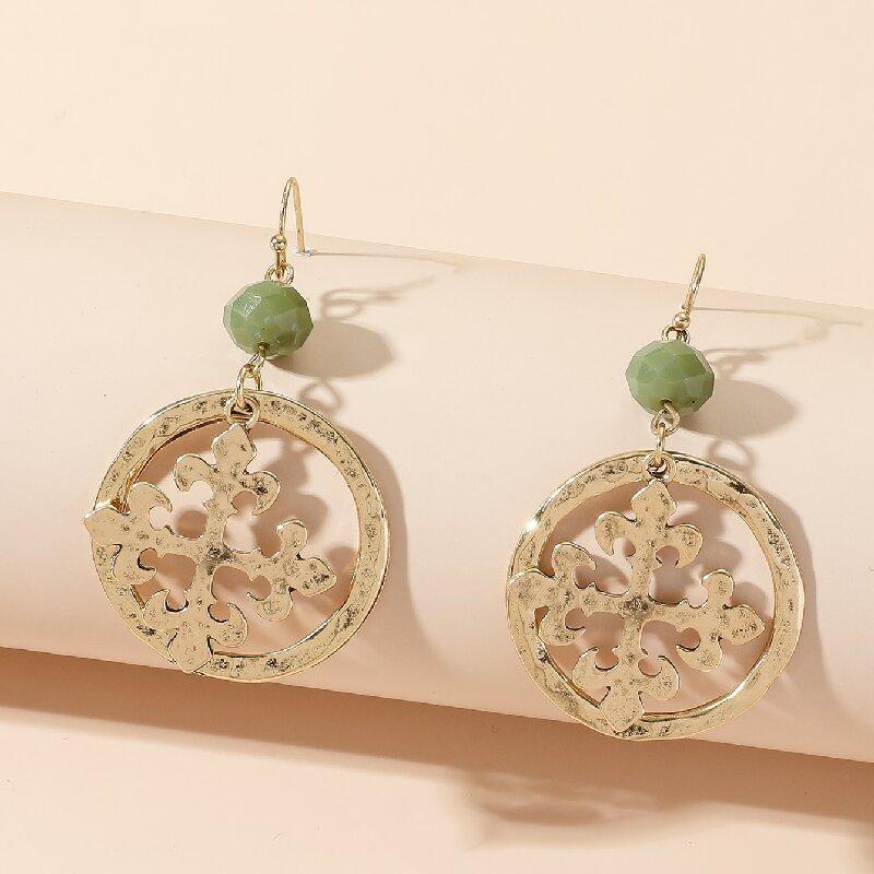 Women s Openwork Cross Tassel Earrings, French Vintage Elegant Unique Dangle Jewelry золотий
Women s Openwork Cross Tassel Earrings, French Vintage Elegant Unique Dangle Jewelry золотий