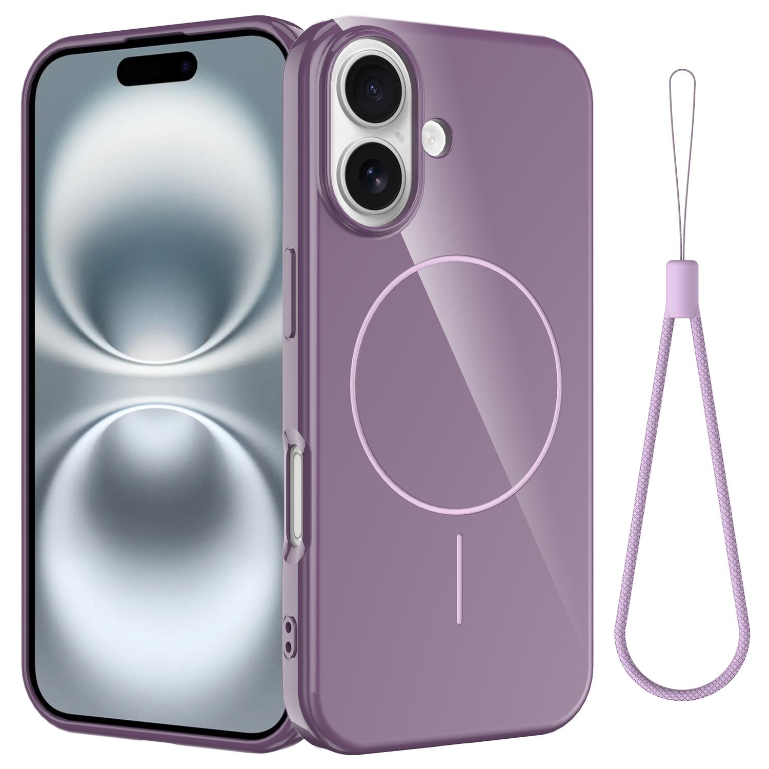 For iPhone 16 Magnetic Case Compatible with MagSafe TPU Phone Back Cover with Lanyard C
For iPhone 16 Magnetic Case Compatible with MagSafe TPU Phone Back Cover with Lanyard C