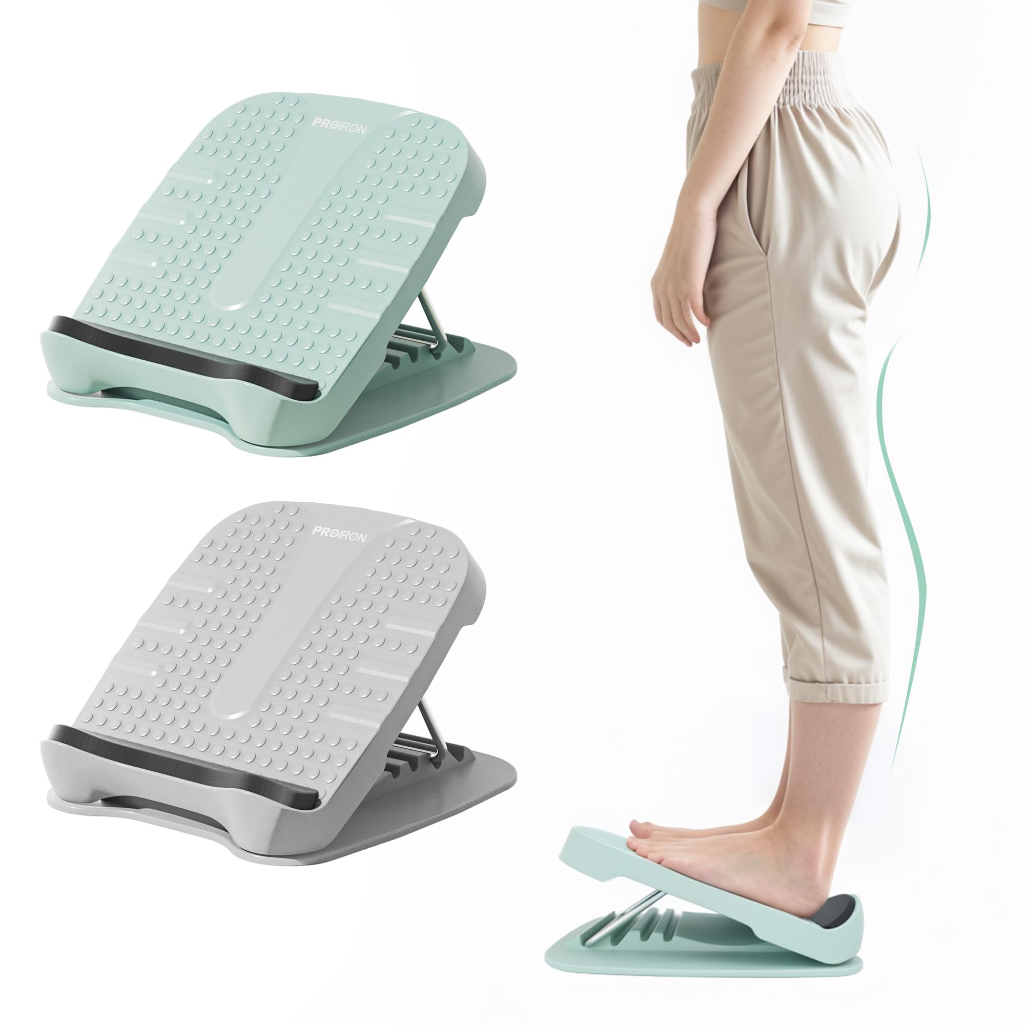 PROIRON Растяжка ахиллова сухожилия Растяжка икроножной мышцы Растяжка гибкости голеностопного сустава Наклонная доска для растяжки икроножной мышцы и ахиллова сухожилия, устройство, зелёный
PROIRON Растяжка ахиллова сухожилия Растяжка икроножной мышцы Растяжка гибкости голеностопного сустава Наклонная доска для растяжки икроножной мышцы и ахиллова сухожилия, устройство, зелёный