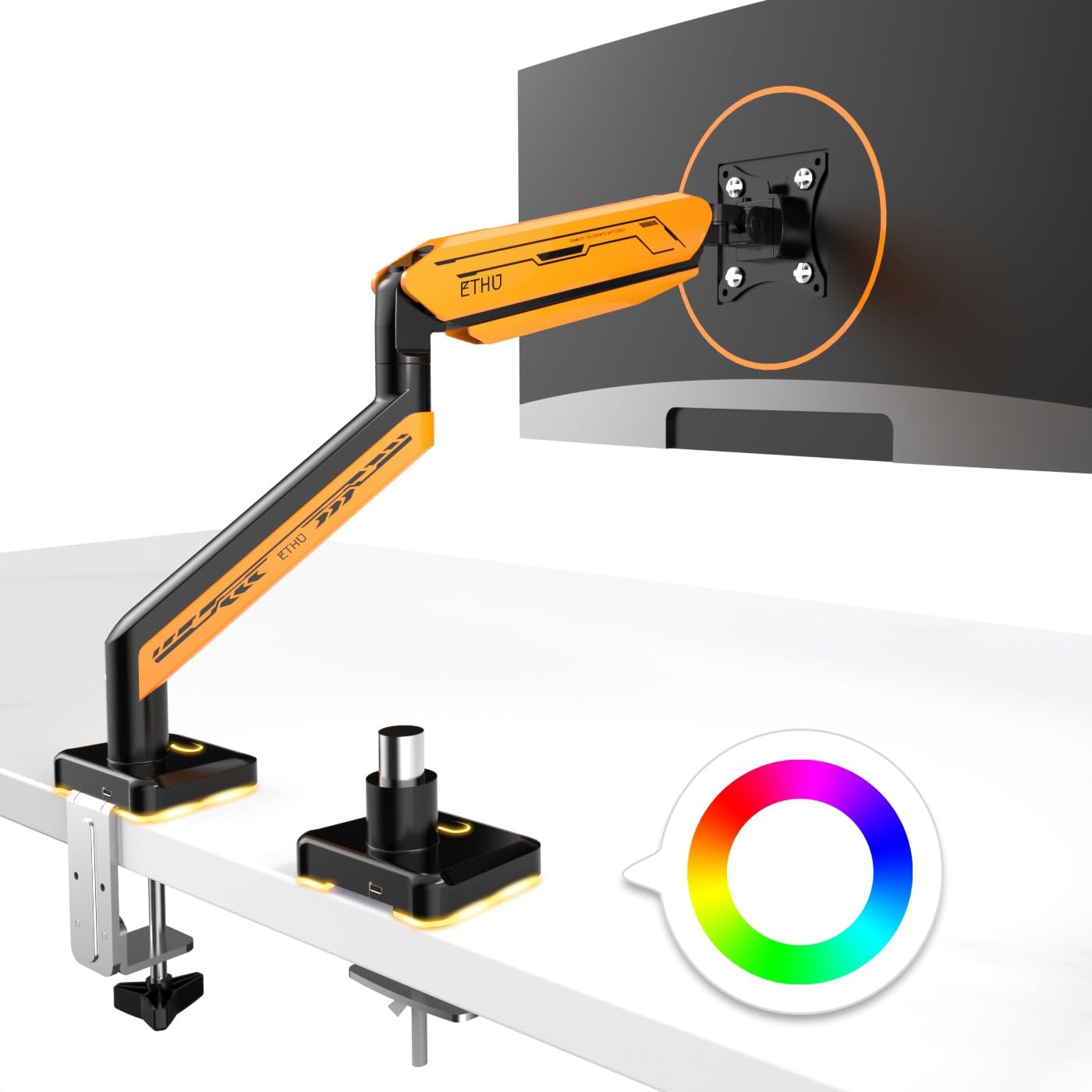 Ігровий монітор ETHU 30 типів RGB Сумісний з дюймовим вигнутим одинарним РК-дисплеєм Стандарт VESA Вантажопідйомність Янтарна рука, Підсвічування, 17-42 бурштин
Ігровий монітор ETHU 30 типів RGB Сумісний з дюймовим вигнутим одинарним РК-дисплеєм Стандарт VESA Вантажопідйомність Янтарна рука, Підсвічування, 17-42 бурштин