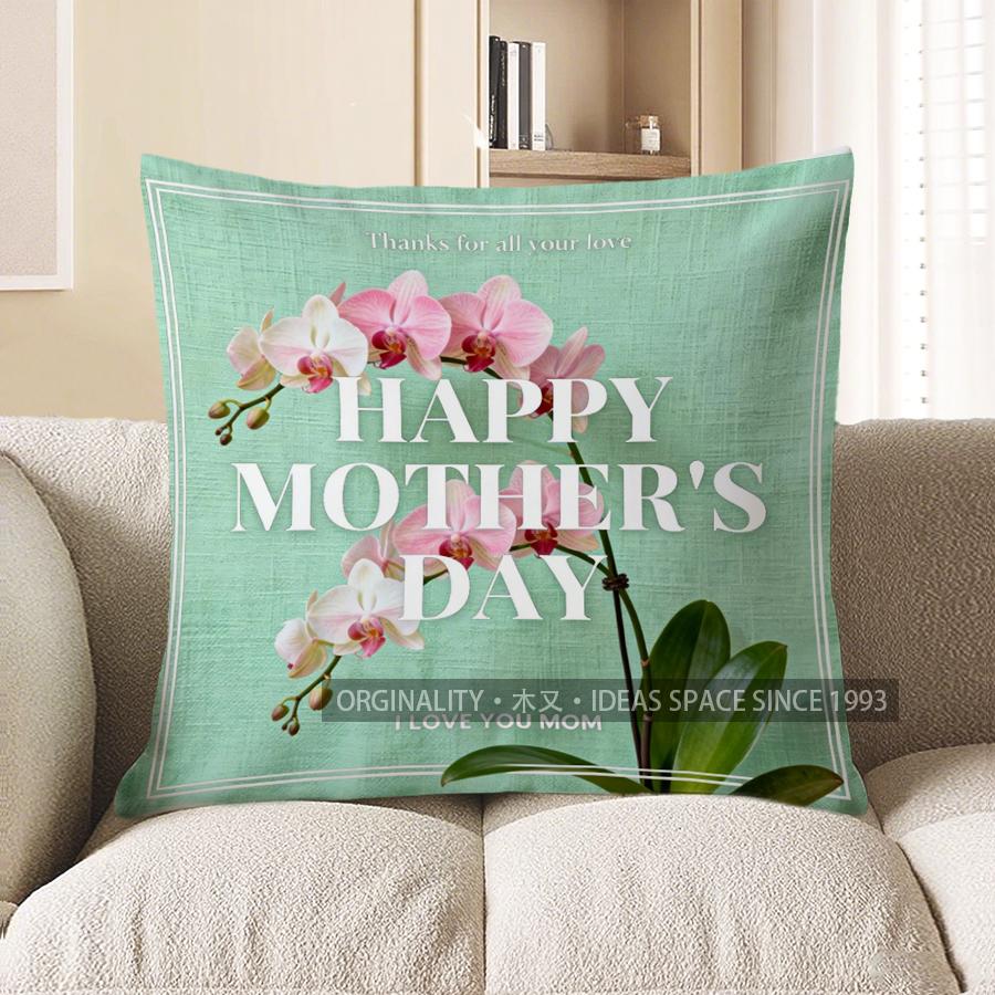 Home Decor Happy Mother S Day Orchid Pillow Cover Pattern Cushion Cover Suitable For Sofa Bedroom Car Pillow Cover 40x40cm
Home Decor Happy Mother S Day Orchid Pillow Cover Pattern Cushion Cover Suitable For Sofa Bedroom Car Pillow Cover 40x40cm