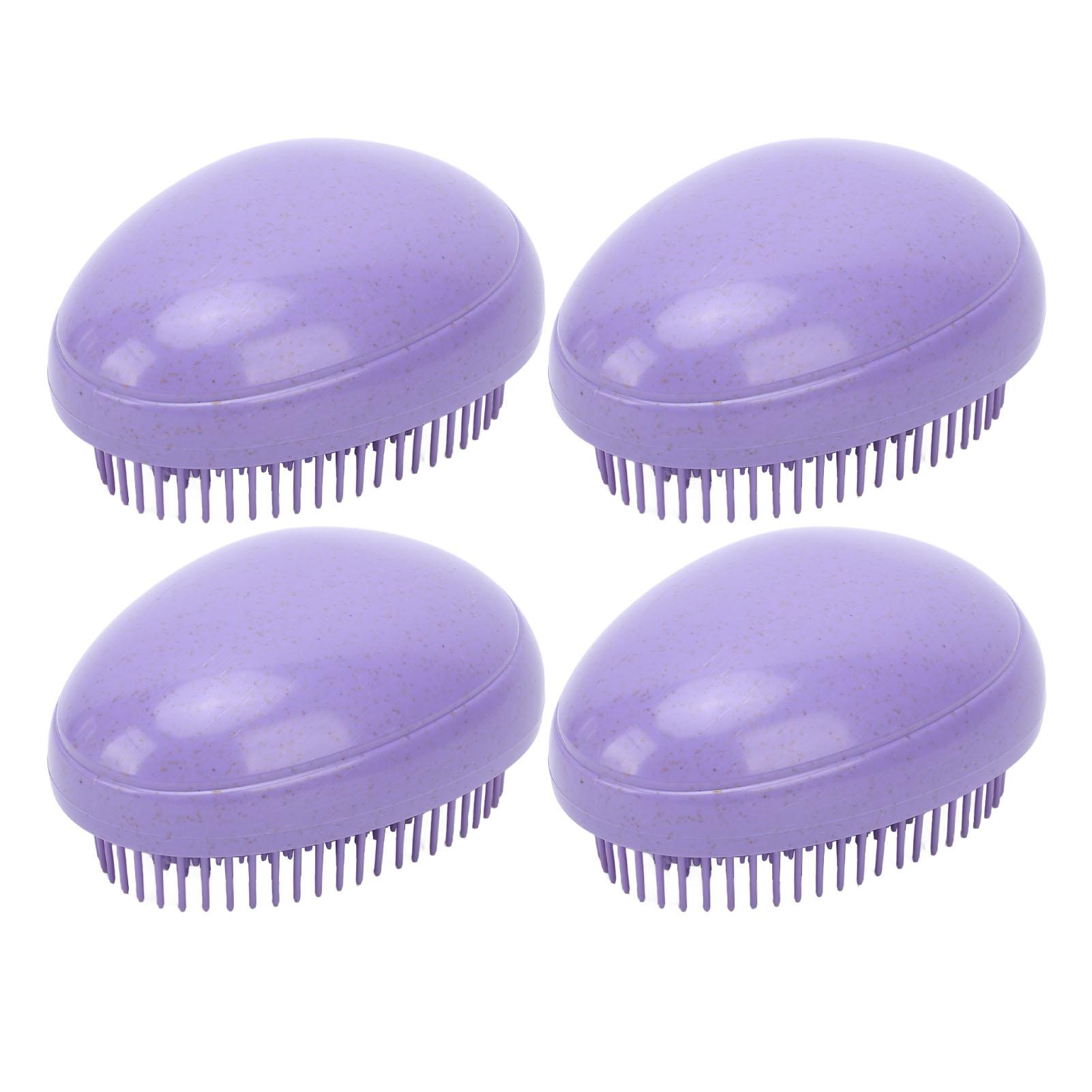 4 Pcs Egg Shape Detangling Hair Brush Wheat Straw Massage Comb Detangler Brush for Curly Long Thick
4 Pcs Egg Shape Detangling Hair Brush Wheat Straw Massage Comb Detangler Brush for Curly Long Thick