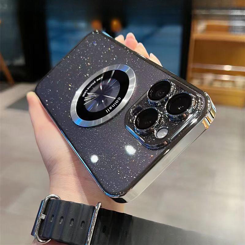 IPhone16Pro Ultra-thin PC Electroplated Glitter Powder Suitable for Apple 16promax Magnetic Phone Case 15 Transparent Apple 12Promax
IPhone16Pro Ultra-thin PC Electroplated Glitter Powder Suitable for Apple 16promax Magnetic Phone Case 15 Transparent Apple 12Promax