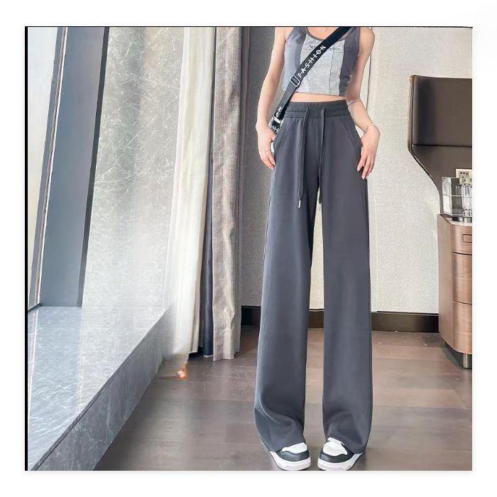 Дизайнерские чувственные повседневные брюки для женщин с высокой талией, спортивные брюки, свободные прямые брюки с широкими штанинами до пола 2XL
Дизайнерские чувственные повседневные брюки для женщин с высокой талией, спортивные брюки, свободные прямые брюки с широкими штанинами до пола 2XL