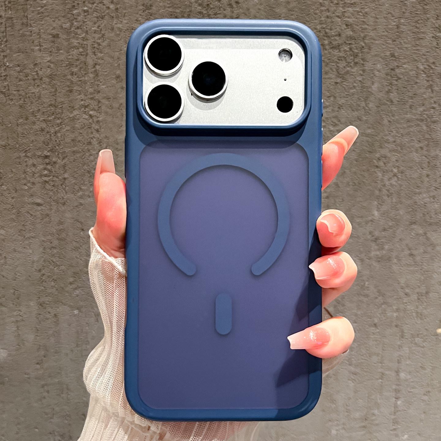 Apple 17 Pro Max Frosted Skin Magnetic Anti-Fall Simple iPhone 16 Semi-Transparent Protective Case iPhone 15 Pro
Apple 17 Pro Max Frosted Skin Magnetic Anti-Fall Simple iPhone 16 Semi-Transparent Protective Case iPhone 15 Pro