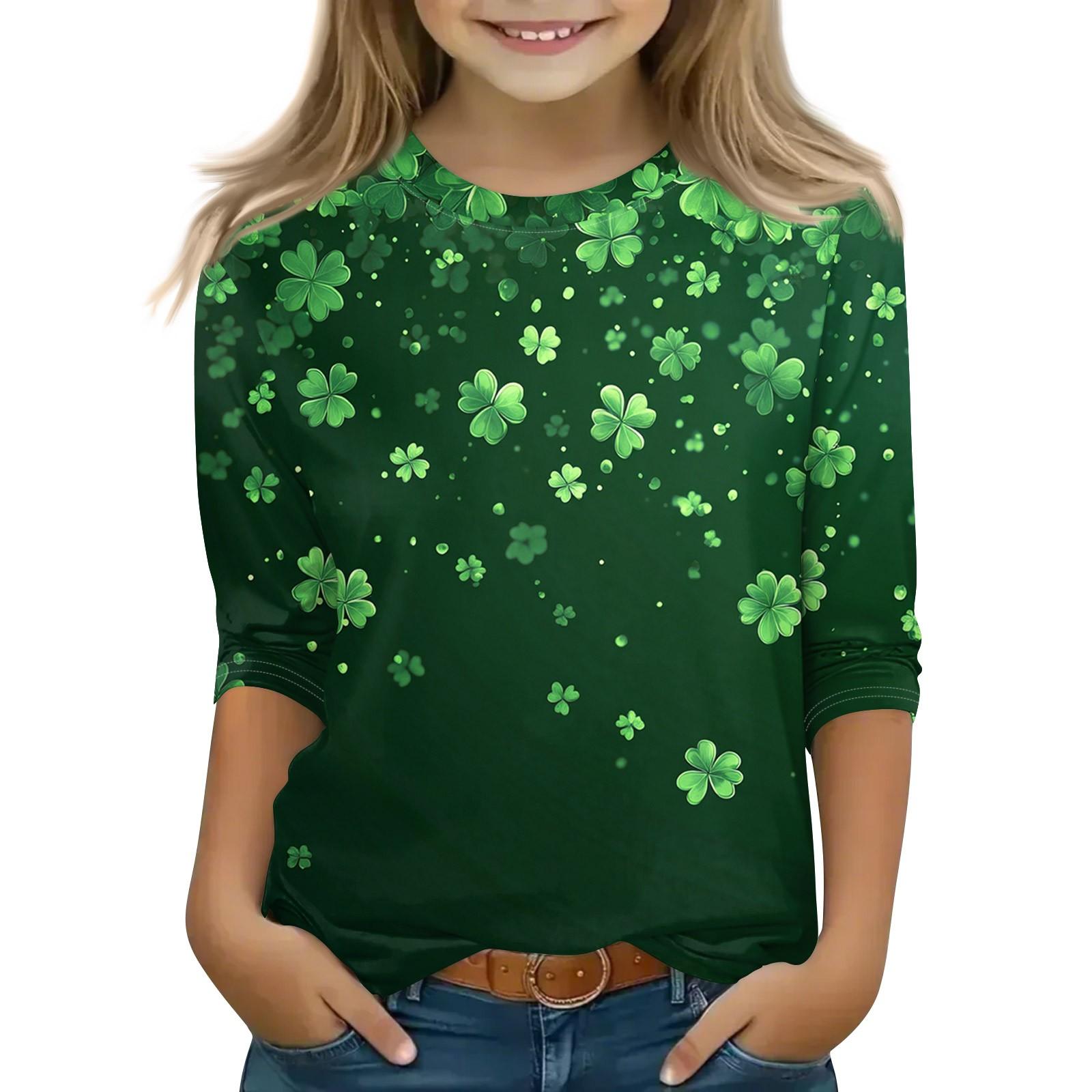 Топы с принтом для девочек 5-16 лет с круглым вырезом и рукавами 3/4 Футболки Модные топы Наряды Футболки 110 армия зеленый
Топы с принтом для девочек 5-16 лет с круглым вырезом и рукавами 3/4 Футболки Модные топы Наряды Футболки 110 армия зеленый