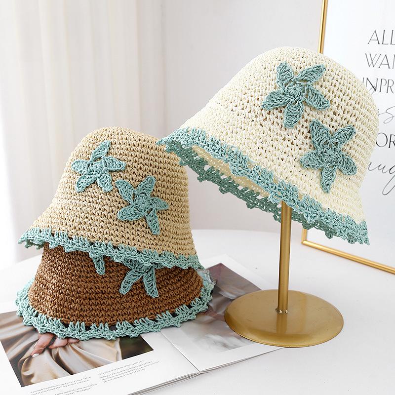 New Contrasting Color Star Big Brim Woven Straw Hat Women s Sunscreen Sunshade Sun Hat Beach Bucket Hat adjustable бежевий
New Contrasting Color Star Big Brim Woven Straw Hat Women s Sunscreen Sunshade Sun Hat Beach Bucket Hat adjustable бежевий