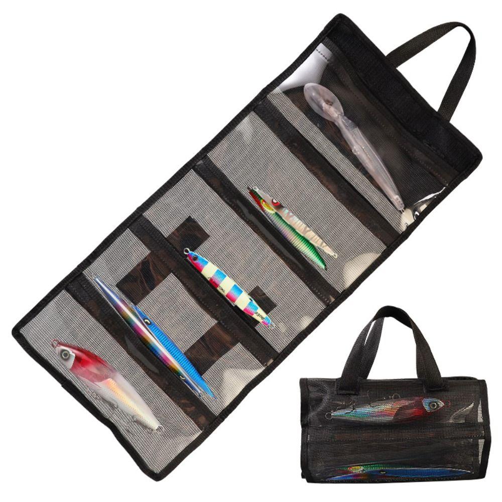 Large Capacity Fishing Lure Bag Dirt Resistant Lure Storage Bag Fishing Tackle Case Gear Tools чорний
Large Capacity Fishing Lure Bag Dirt Resistant Lure Storage Bag Fishing Tackle Case Gear Tools чорний