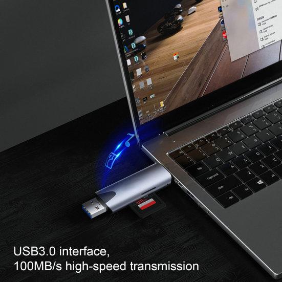 USB 3 Card Data Reader High-Speed SD/TF Transfer Dual Card Slot Plug Play Multi-purpose
USB 3 Card Data Reader High-Speed SD/TF Transfer Dual Card Slot Plug Play Multi-purpose