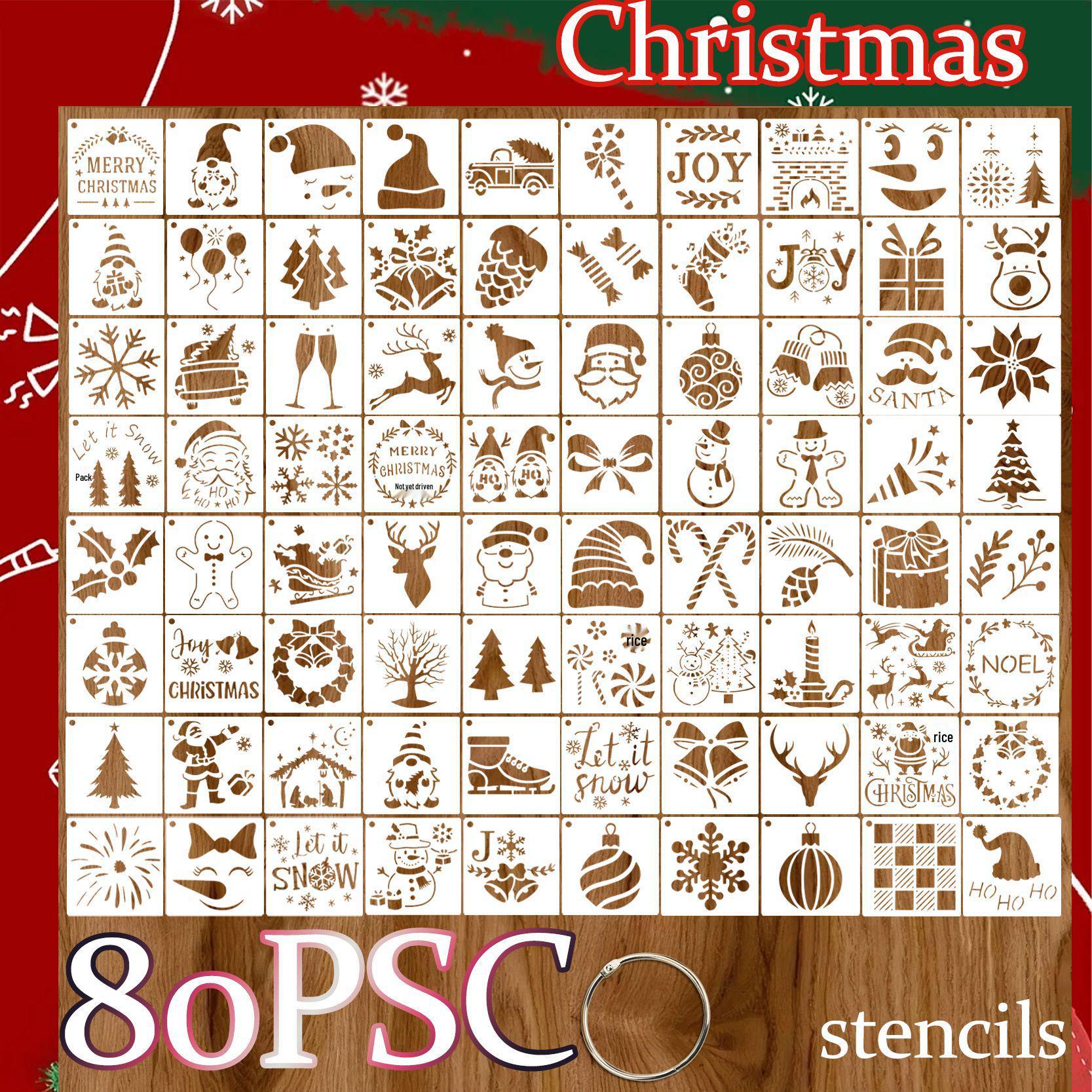 3-inch Reusable Christmas Stencil for DIY Craft Painting
3-inch Reusable Christmas Stencil for DIY Craft Painting