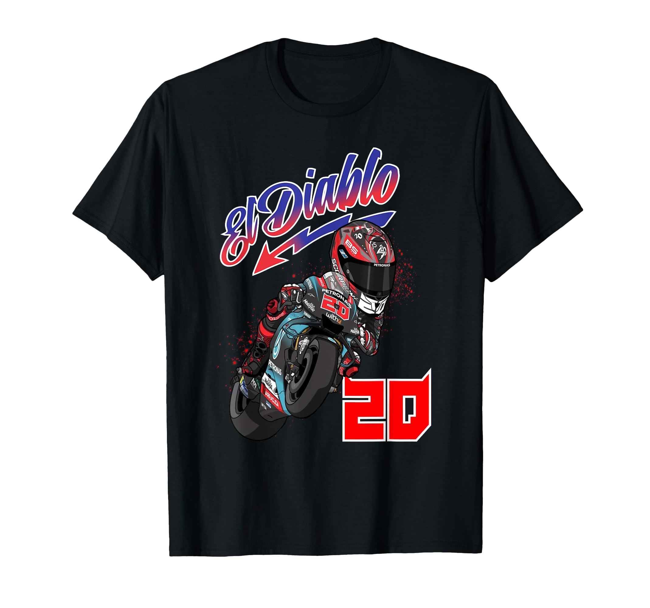 El Diablo Moto Superbike T-shirt 20 T-shirt
El Diablo Moto Superbike T-shirt 20 T-shirt