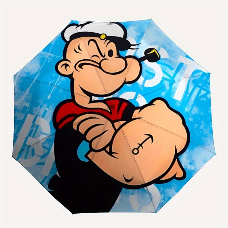 1pc Popeye Sailor Home Essential Cute Cartoon Umbrella, Portable Folding Umbrella with Durable Iron Frame 8 Ribs, 063
1pc Popeye Sailor Home Essential Cute Cartoon Umbrella, Portable Folding Umbrella with Durable Iron Frame 8 Ribs, 063