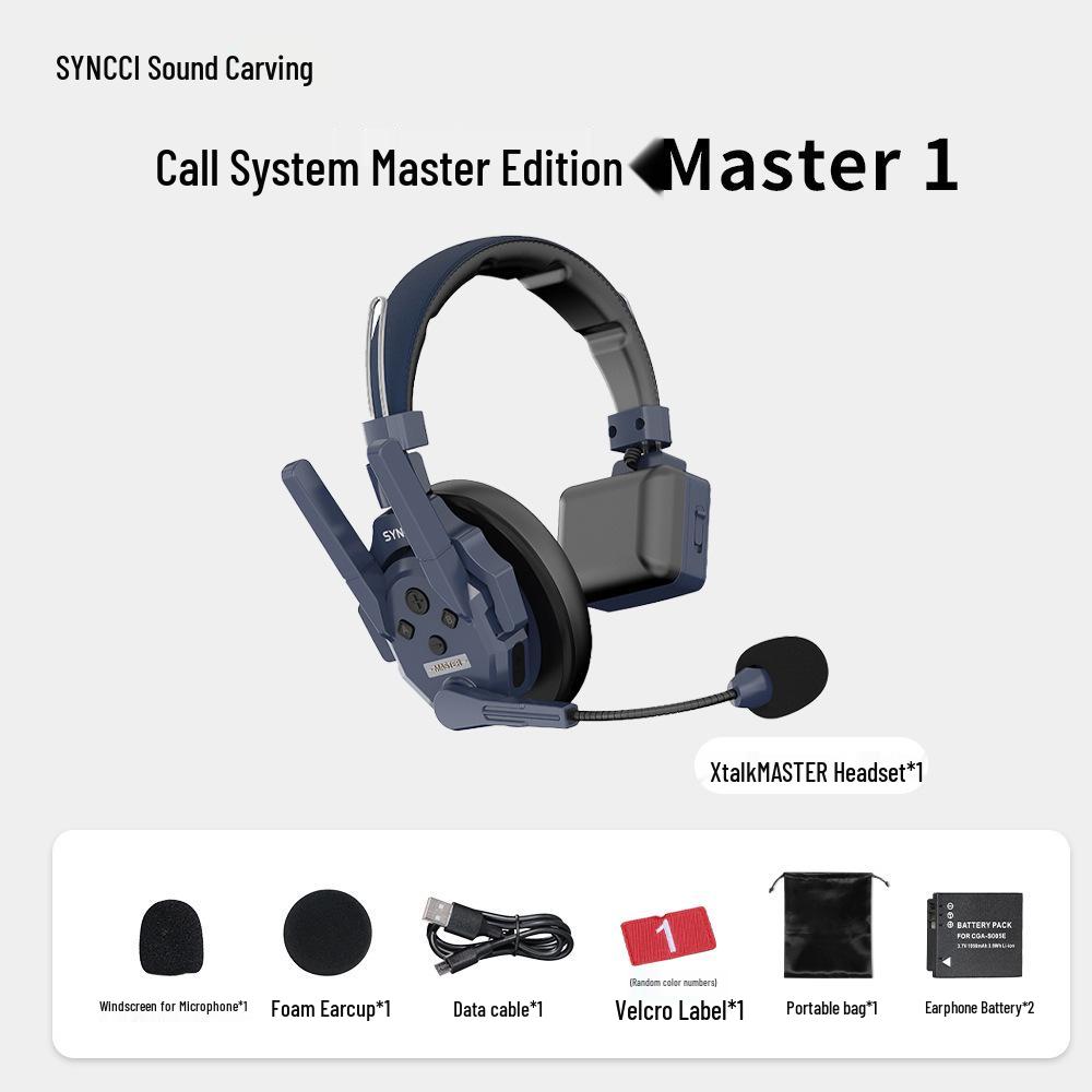 Fengke Xtalk Master Wireless Noise-Cancelling Headset Walkie-Talkie System
Fengke Xtalk Master Wireless Noise-Cancelling Headset Walkie-Talkie System